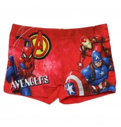Παιδικό Μαγιό Μποξεράκι Avengers – Marvel Ήρωες (Κόκκινο) (YE18017 red) - Μαγιό Μποξεράκι