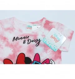 Βρεφική Βαμβακερή Μπλούζα Minnie & Daisy "Best Friends" – Disney - Tie-Dye Ροζ (EV0095 pink) - Κοντομάνικα μπλουζάκια