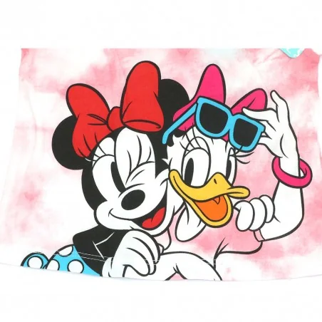 Βρεφική Βαμβακερή Μπλούζα Minnie & Daisy "Best Friends" – Disney - Tie-Dye Ροζ (EV0095 pink)