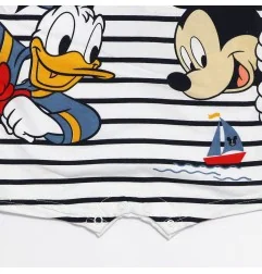 Βρεφικό Φορμάκι Mickey & Donald "Sunny Days" – Disney - 100% Οργανικό Βαμβάκι (WE0029.BIO White) - Καλοκαιρινά φορμάκια