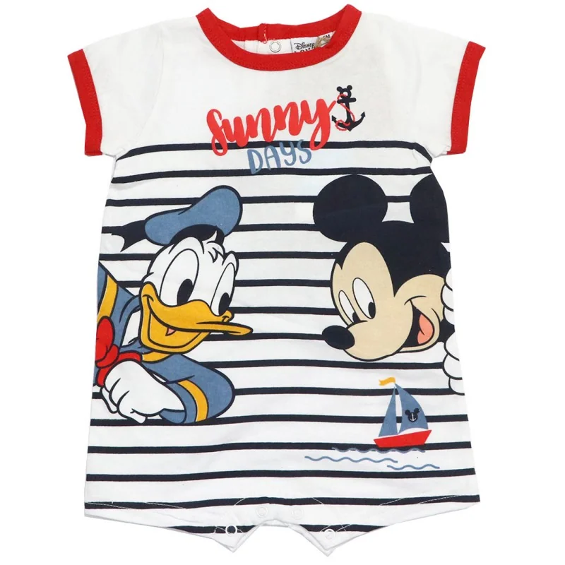 Βρεφικό Φορμάκι Mickey & Donald "Sunny Days" – Disney - 100% Οργανικό Βαμβάκι (WE0029.BIO White) Βρεφικό Φορμάκι Mickey & Donald "Sunny Days" – Disney - 100% Οργανικό Βαμβάκι (WE0029.BIO White)