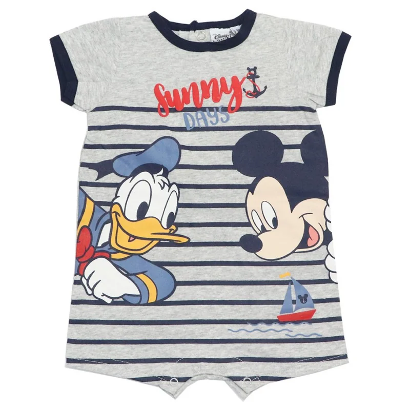 Βρεφικό Φορμάκι Mickey & Donald "Sunny Days" – Disney - 100% Οργανικό Βαμβάκι – Γκρι (WE0029.BIO Grey) Βρεφικό Φορμάκι Mickey & Donald "Sunny Days" – Disney - 100% Οργανικό Βαμβάκι – Γκρι (WE0029.BIO Grey)