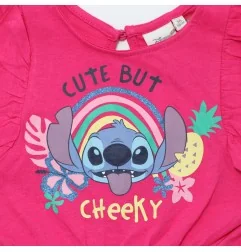 Παιδική Ολόσωμη Φόρμα Playsuit Stitch "Cute but Cheeky" – Disney - Φούξια (YE10065.Fushia)