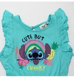 Παιδική Ολόσωμη Φόρμα Playsuit Stitch "Cute but Cheeky" – Disney - Βεραμάν (YE10065.TURQUOISE) - Σορτς/ Βερμούδες