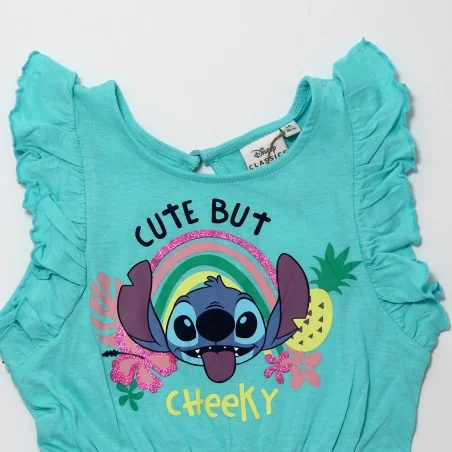 Παιδική Ολόσωμη Φόρμα Playsuit Stitch "Cute but Cheeky" – Disney - Βεραμάν (YE10065.TURQUOISE) Παιδική Ολόσωμη Φόρμα Playsuit Stitch "Cute but Cheeky" – Disney - Βεραμάν (YE10065.TURQUOISE)