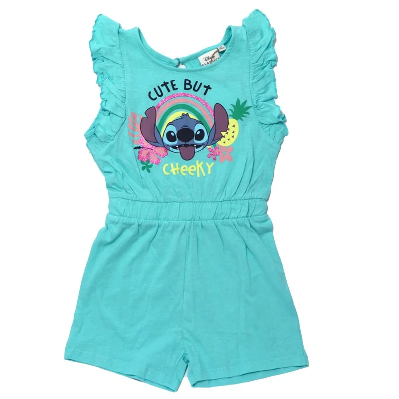 Παιδική Ολόσωμη Φόρμα Playsuit Stitch "Cute but Cheeky" – Disney - Βεραμάν (YE10065.TURQUOISE) Παιδική Ολόσωμη Φόρμα Playsuit Stitch "Cute but Cheeky" – Disney - Βεραμάν (YE10065.TURQUOISE)