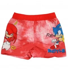 Παιδικό Μαγιό Σορτς Sonic "Ready for Battle" – Κόκκινο (YE18117.Red) - Μάγιο σορτσάκι