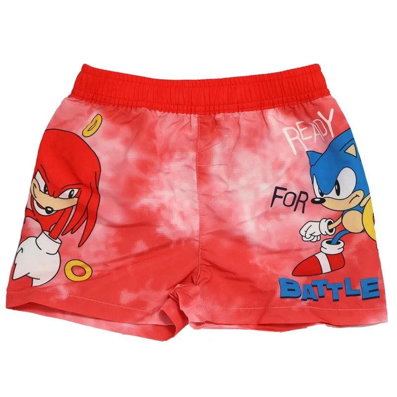 Παιδικό Μαγιό Σορτς Sonic "Ready for Battle" – Κόκκινο (YE18117.Red)