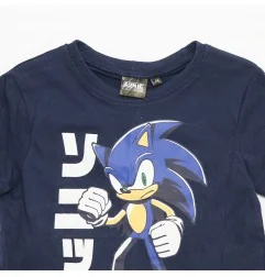 Παιδικό Σετ Sonic the Hedgehog "The Hedgehog" – Navy Μπλε & Γαλάζιο - 100% Βαμβάκι (YE10440.NAVY) - Καλοκαιρινά Σετ