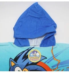 Παιδική Πετσέτα Πόντσο Sonic the Hedgehog "Sonic Speed" – Microfiber Fast Dry 55x110εκ. (YE18283) - Quick dry - Microfiber Πό...