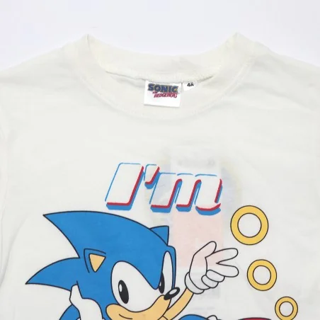 Παιδική Κοντομάνικη Μπλούζα Sonic the Hedgehog "I'm Sonic!" – Λευκή (100% Βαμβάκι) (YE10171.WHITE) Παιδική Κοντομάνικη Μπλούζα Sonic the Hedgehog "I'm Sonic!" – Λευκή (100% Βαμβάκι) (YE10171.WHITE)