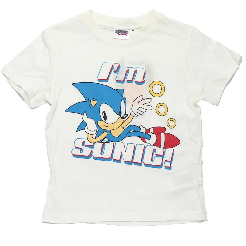 Παιδική Κοντομάνικη Μπλούζα Sonic the Hedgehog "I'm Sonic!" – Λευκή (100% Βαμβάκι) (YE10171.WHITE) Παιδική Κοντομάνικη Μπλούζα Sonic the Hedgehog "I'm Sonic!" – Λευκή (100% Βαμβάκι) (YE10171.WHITE)