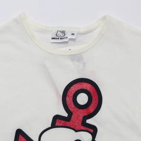 Παιδικό Καλοκαιρινό Σετ Hello Kitty "Sailor" – Λευκό & Κόκκινο -100% Βαμβάκι (YE10410WHITE) Παιδικό Καλοκαιρινό Σετ Hello Kitty "Sailor" – Λευκό & Κόκκινο -100% Βαμβάκι (YE10410WHITE)