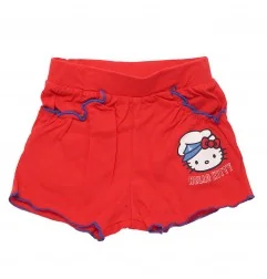 Παιδικό Καλοκαιρινό Σετ Hello Kitty "Sailor" – Λευκό & Κόκκινο -100% Βαμβάκι (YE10410WHITE) - Καλοκαιρινά Σετ