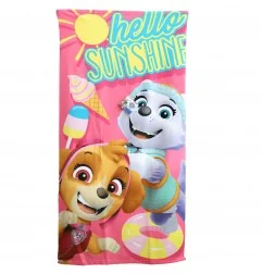 Παιδική Πετσέτα Θαλάσσης Paw Patrol "Hello Sunshine" – Microfiber Fast Dry 70x140εκ. (YE18192) - Πετσέτες Θαλάσσης