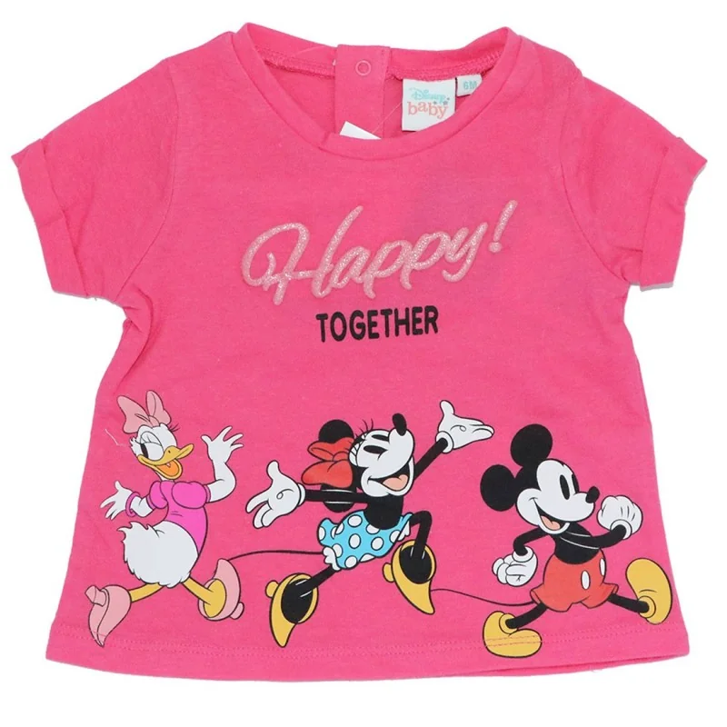 Βρεφικό Κοντομάνικο Μπλουζάκι Disney Baby "Happy Together" – Φούξια -100% Βαμβάκι (EV0094 fux) Βρεφικό Κοντομάνικο Μπλουζάκι Disney Baby "Happy Together" – Φούξια -100% Βαμβάκι (EV0094 fux)