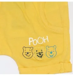 Βρεφικό Βαμβακερό Σορτσάκι Disney Baby "Winnie the Pooh" – Κίτρινο (EV0019 yellow)