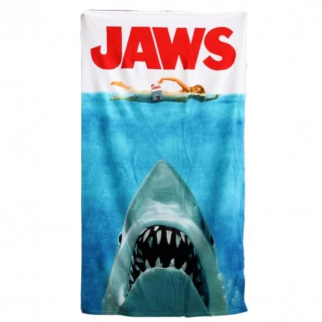 Πετσέτα Θαλάσσης Microfiber JAWS "Great White Shark" – Fast Dry 90x170εκ. (YE37000) - Πετσέτες Quick dry - Microfiber