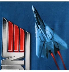 Πετσέτα Θαλάσσης Microfiber Top Gun "F-14 Tomcat" – Fast Dry 90x170εκ. (YE37016)