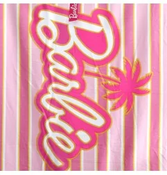 Πετσέτα Θαλάσσης Microfiber Barbie "Summer Vibes" με Ρίγες – Fast Dry 90x170εκ. (YE37018)