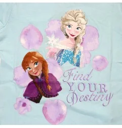 Παιδικό Μπλουζάκι Disney Frozen "Find Your Destiny" – Σιέλ 100% Βαμβάκι (YE10340.BLUE)
