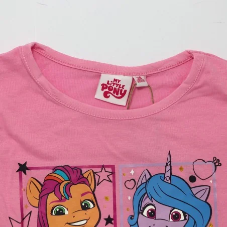 Παιδικό Κοντομάνικο Μπλουζάκι My Little Pony – Ροζ (100% Βαμβάκι) (YE10433.PINK)
