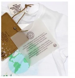 Βρεφικό Κοντομάνικο Μπλουζάκι Disney Baby "Minnie Love Green" – Λευκό 100% Οργανικό Βαμβάκι (UE0070) - Κοντομάνικα μπλουζάκια