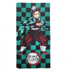 Παιδική Πετσέτα Θαλάσσης Demon Slayer "Tanjiro Kamado" – 70x140εκ. Microfiber Fast Dry (CEP2200010219) - Πετσέτες Θαλάσσης
