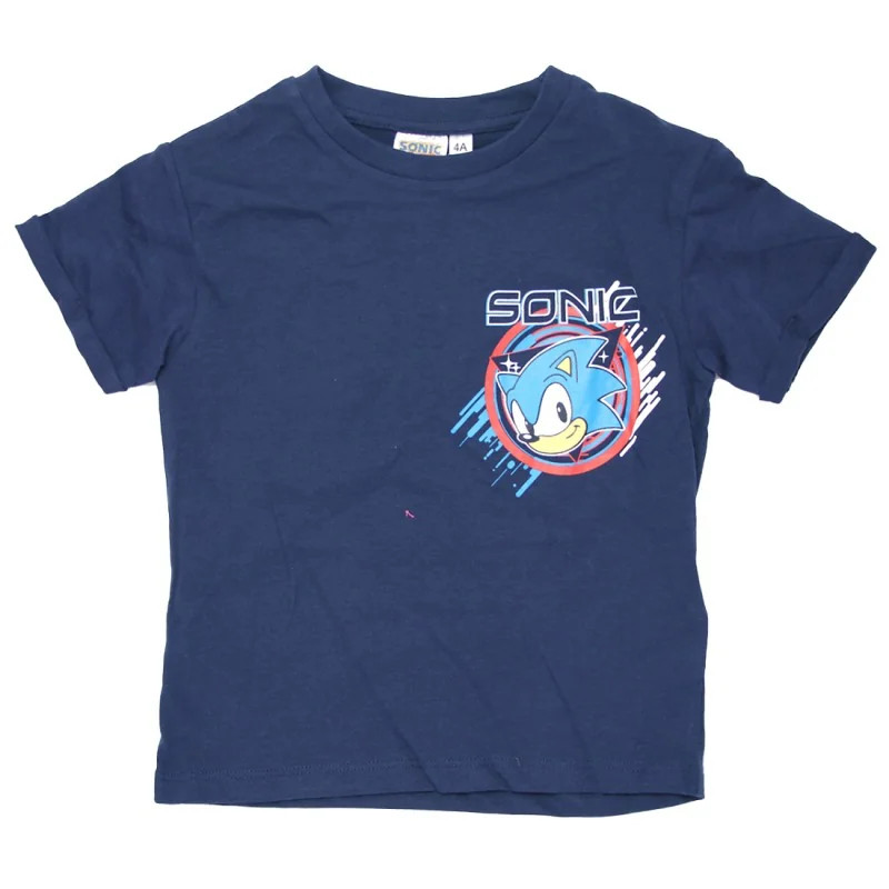 Παιδικό Κοντομάνικο Μπλουζάκι Sonic the Hedgehog "Hyper Speed" – Navy Μπλε 100% Βαμβάκι (YE10175.NAVY) Παιδικό Κοντομάνικο Μπλουζάκι Sonic the Hedgehog "Hyper Speed" – Navy Μπλε 100% Βαμβάκι (YE10175.NAVY)
