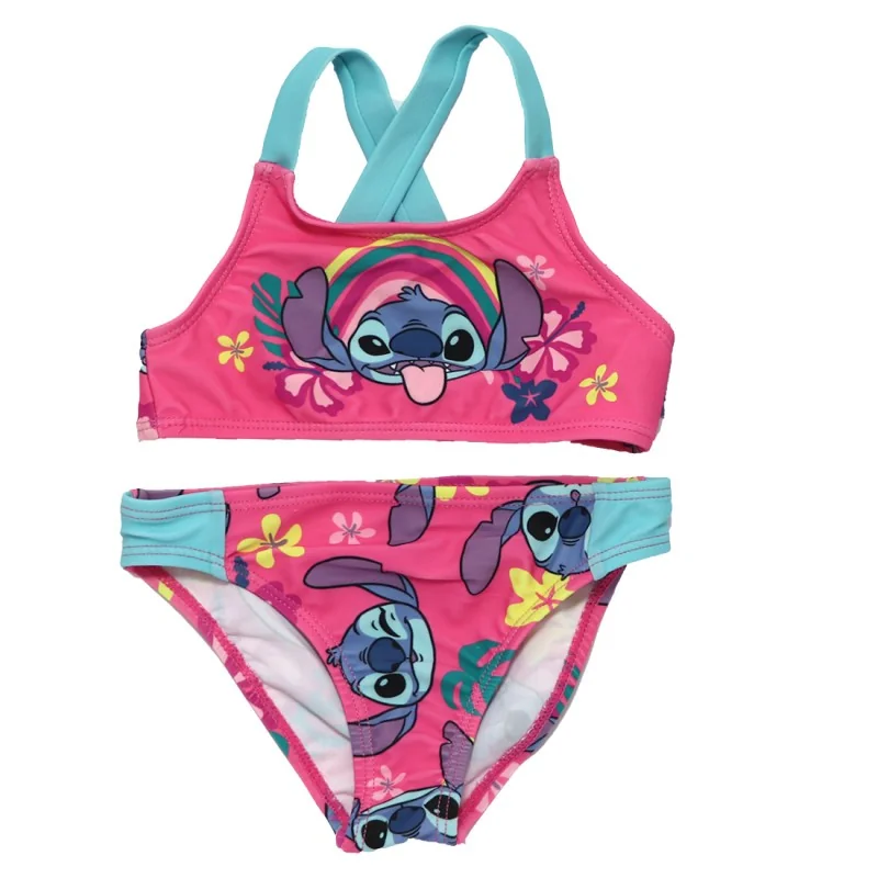 Παιδικό Μαγιό Μπικίνι Disney "Stitch" – Φούξια Τροπικό Σχέδιο με Χιαστί Πλάτη (YE18062PINK) Παιδικό Μαγιό Μπικίνι Disney "Stitch" – Φούξια Τροπικό Σχέδιο με Χιαστί Πλάτη (YE18062PINK)