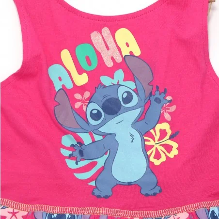 Παιδικό Καλοκαιρινό Φόρεμα Disney "Stitch" – 100% Βαμβακερό με Τροπικά Βολάν & Aloha Print - Φούξια (YE10075.FUSHIA) Παιδικό Καλοκαιρινό Φόρεμα Disney "Stitch" – 100% Βαμβακερό με Τροπικά Βολάν & Aloha Print - Φούξια (YE10075.FUSHIA)