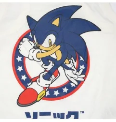 Παιδικό Αμάνικο Μπλουζάκι SEGA "Sonic the Hedgehog" – 100% Βαμβακερό Λευκό (YE10163WHITE)