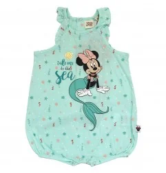 Βρεφικό Καλοκαιρινό Φορμάκι Disney Minnie Mouse "Mermaid" – 100% Οργανικό Βαμβάκι – Mint (EV0001.BIO) - Καλοκαιρινά φορμάκια