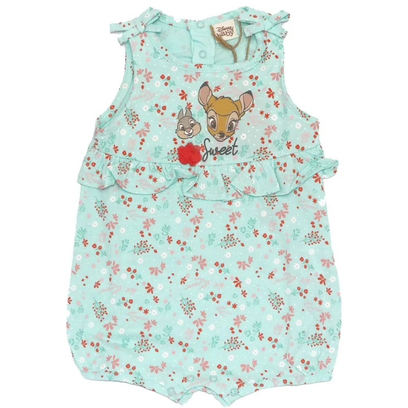 Βρεφικό Καλοκαιρινό Φορμάκι Disney "Bambi & Thumper" – Floral Σχέδιο – 100% Οργανικό Βαμβάκι – Mint (EV0016.BIO blue) Βρεφικό Καλοκαιρινό Φορμάκι Disney "Bambi & Thumper" – Floral Σχέδιο – 100% Οργανικό Βαμβάκι – Mint (EV0016.BIO blue)