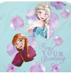 Παιδικό Καλοκαιρινό Φορεματάκι Disney "Frozen" – Anna & Elsa "Find Your Destiny" – 100% Βαμβάκι – Γαλάζιο (YE10049Blue)
