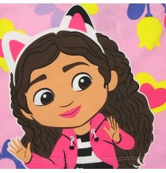 Παιδικό Καλοκαιρινό Φορεματάκι Gabby's Dollhouse – "My Bubbly World" – 100% Βαμβάκι – Ροζ (YE10058.PINK)