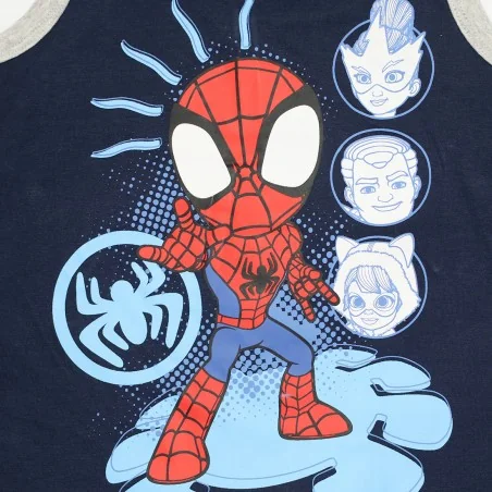 Παιδικό Καλοκαιρινό Σετ Marvel Spidey "Amazing Friends" – Αμάνικη Μπλούζα & Σορτσάκι 100% Βαμβάκι (YE10237.NAVY) Παιδικό Καλοκαιρινό Σετ Marvel Spidey "Amazing Friends" – Αμάνικη Μπλούζα & Σορτσάκι 100% Βαμβάκι (YE10237.NAVY)