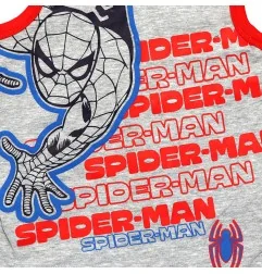 Παιδικό Καλοκαιρινό Σετ Marvel Spider-Man "Web-Warrior" – Αμάνικη Μπλούζα & Σορτσάκι 100% Βαμβάκι (YE10189GREY) - Καλοκαιρινά...