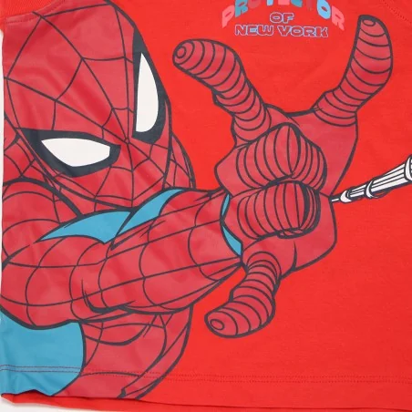 Παιδικό Αμάνικο Μπλουζάκι Spider-Man "Protector of New York" – 100% Βαμβακερό Κόκκινο (YE10184RED)