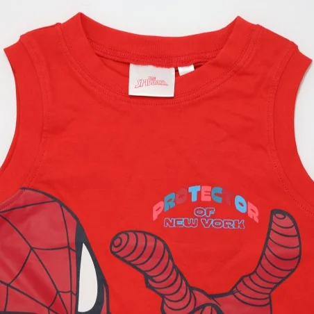Παιδικό Αμάνικο Μπλουζάκι Spider-Man "Protector of New York" – 100% Βαμβακερό Κόκκινο (YE10184RED) Παιδικό Αμάνικο Μπλουζάκι Spider-Man "Protector of New York" – 100% Βαμβακερό Κόκκινο (YE10184RED)