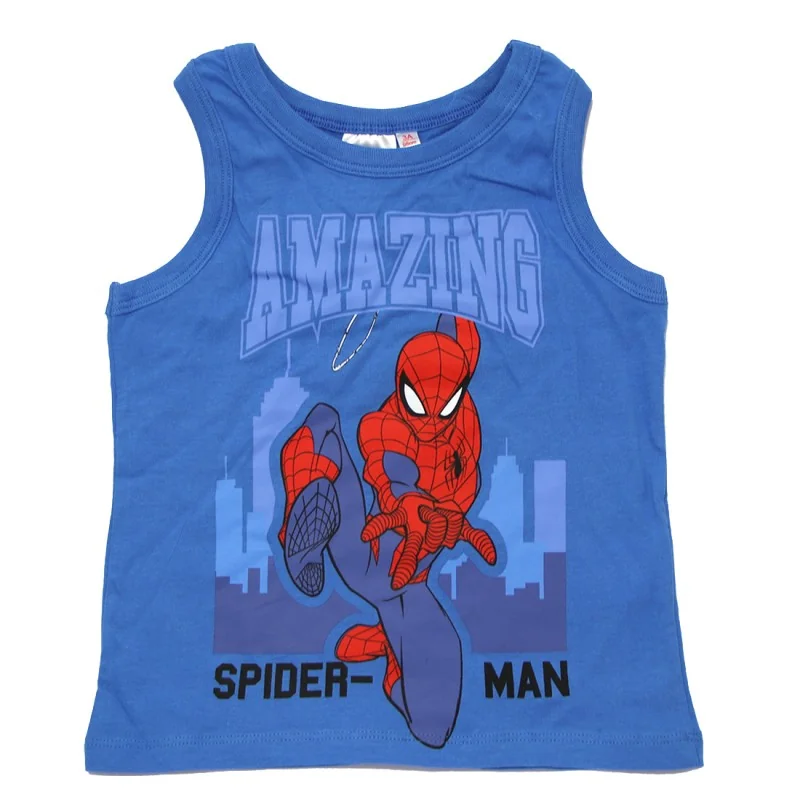 Παιδικό Αμάνικο Μπλουζάκι Spider-Man "Amazing" – 100% Βαμβακερό Royal Blue (YE10183BLUE) Παιδικό Αμάνικο Μπλουζάκι Spider-Man "Amazing" – 100% Βαμβακερό Royal Blue (YE10183BLUE)