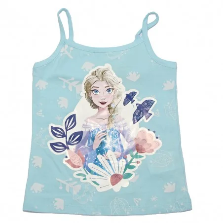 Παιδική Καλοκαιρινή Πιτζάμα Frozen "Elsa" - Σιέλ, 100% Βαμβακερή (YE20049.BLUE)