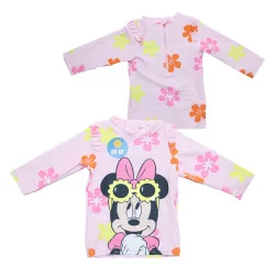 Βρεφικό Αντηλιακό Μπλουζάκι Μαγιό Disney Minnie Mouse "Sun & Flowers" – UV 40+ (EZ05011) - Βρεφικά μαγιό