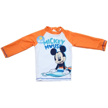 Βρεφικό Αντηλιακό Μπλουζάκι Μαγιό Disney Mickey Mouse "Orange Sun & Fun" – UV 40+ (EZ05018orange) - Βρεφικά μαγιό