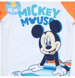 Βρεφικό Αντηλιακό Μπλουζάκι Μαγιό Disney Mickey Mouse "Orange Sun & Fun" – UV 40+ (EZ05018orange) - Βρεφικά μαγιό