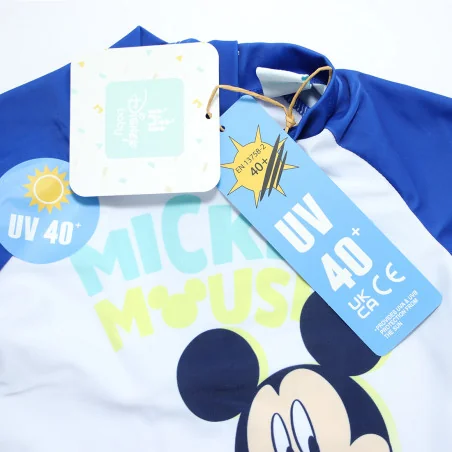 Βρεφικό Αντηλιακό Μπλουζάκι Μαγιό Disney Mickey Mouse "Sailor Blue" – UV 40+ (EZ05018Blue)