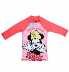 Παιδικό Αντηλιακό Μπλουζάκι Μαγιό Disney Minnie Mouse "Full of Smiles" – UV 40+ (EZ18200) - Ολόσωμα μαγιό