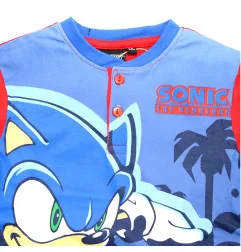 Αγορίστικη Καλοκαιρινή Πιτζάμα Sonic "Top Speed" σε Κουτί Δώρου – Κόκκινη Μπλούζα & Σορτσάκι 100% Βαμβάκι (EZ20060.RED) - Πιτ...