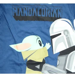 Αγορίστικη Κοντομάνικη Μπλούζα Star Wars "The Mandalorian" – Σκούρο Μπλε 100% Βαμβάκι (EZ10181.NAVY) - Κοντομάνικα μπλουζάκια