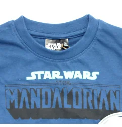 Αγορίστικη Κοντομάνικη Μπλούζα Star Wars "The Mandalorian" – Σκούρο Μπλε 100% Βαμβάκι (EZ10181.NAVY) - Κοντομάνικα μπλουζάκια